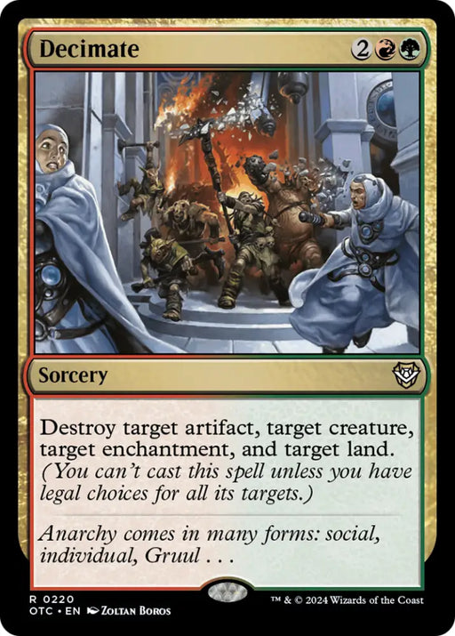 Decimate [Outlaws of Thunder Junction Commander] - MTG Single
