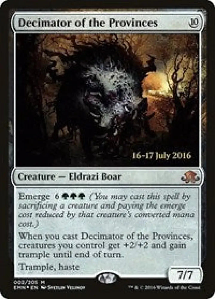 Decimator of the Provinces (2) [Prerelease Cards]