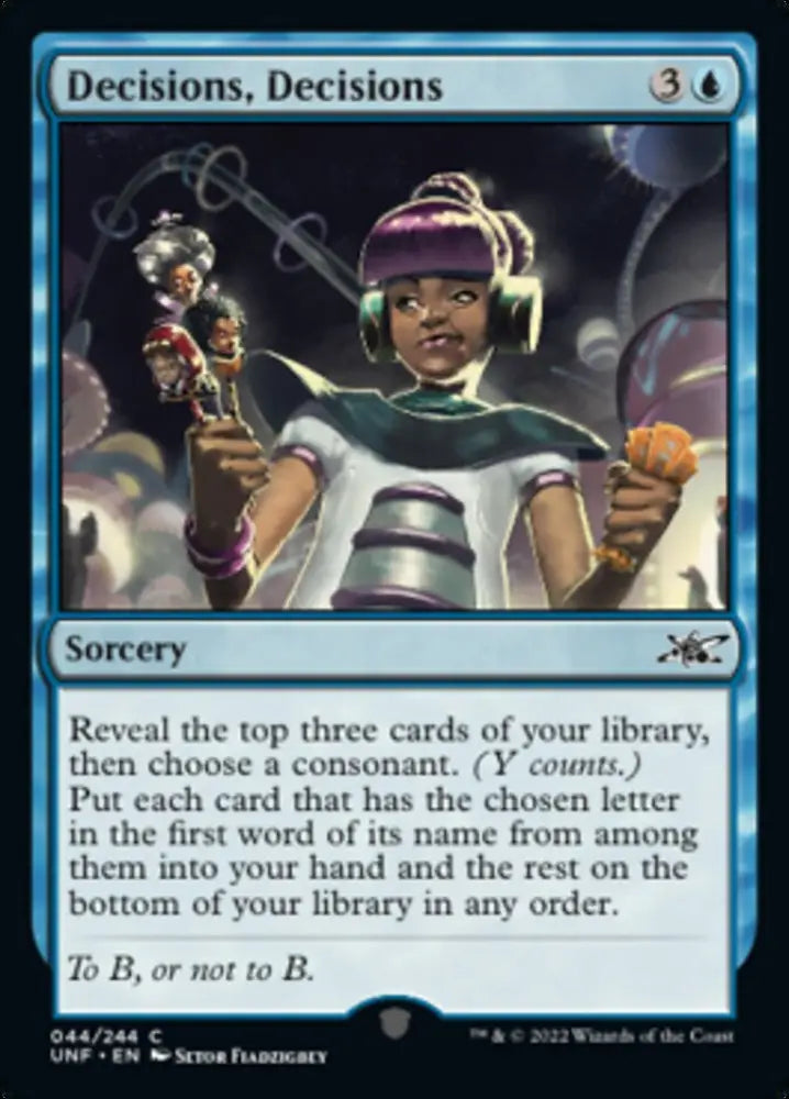 Decisions Decisions [Unfinity] - MTG Single