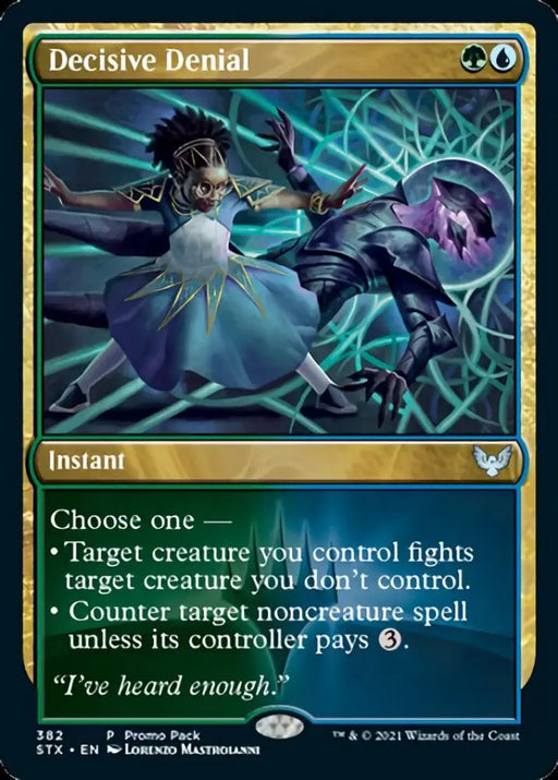 Decisive Denial (Promo Pack) [Strixhaven: School of Mages Promos] - MTG Single