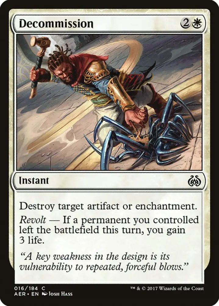 Decommission [Aether Revolt] - MTG Single