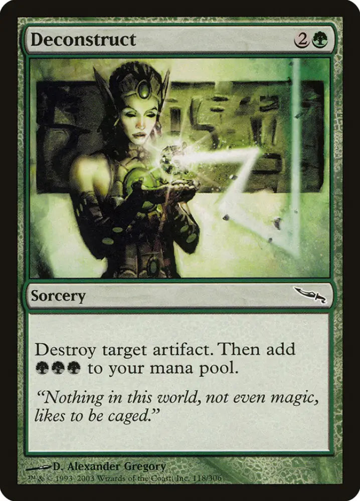 Deconstruct [Mirrodin] - MTG Single