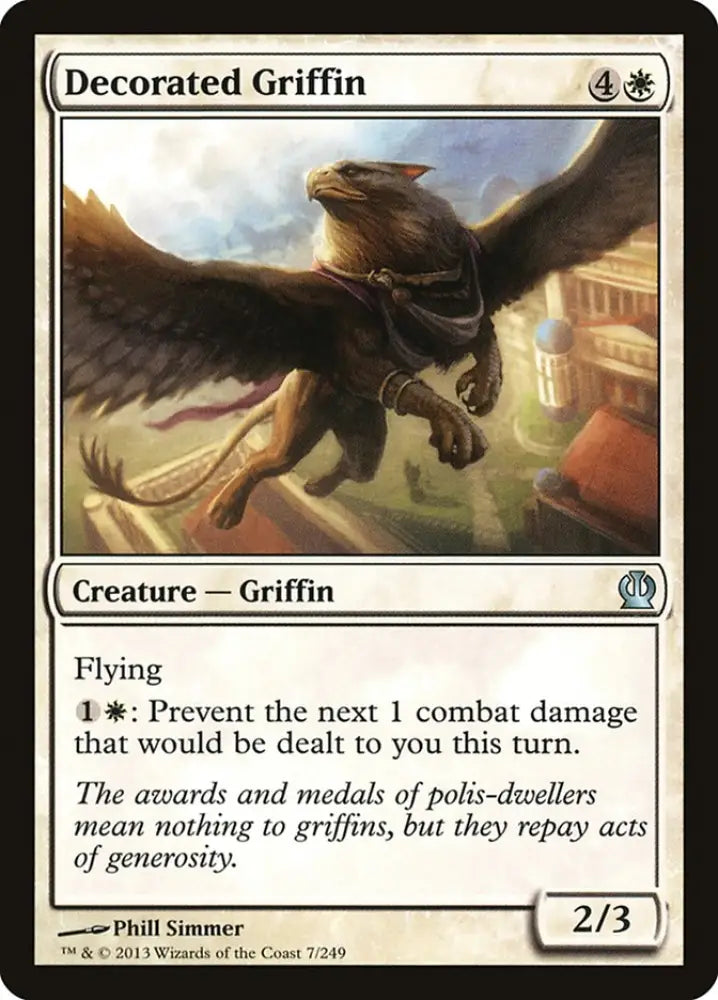 Decorated Griffin [Theros] - MTG Single