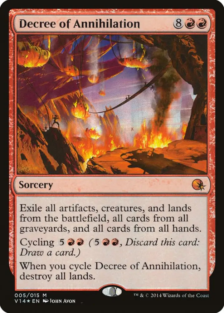 Decree of Annihilation [From the Vault: Annihilation] - MTG Single