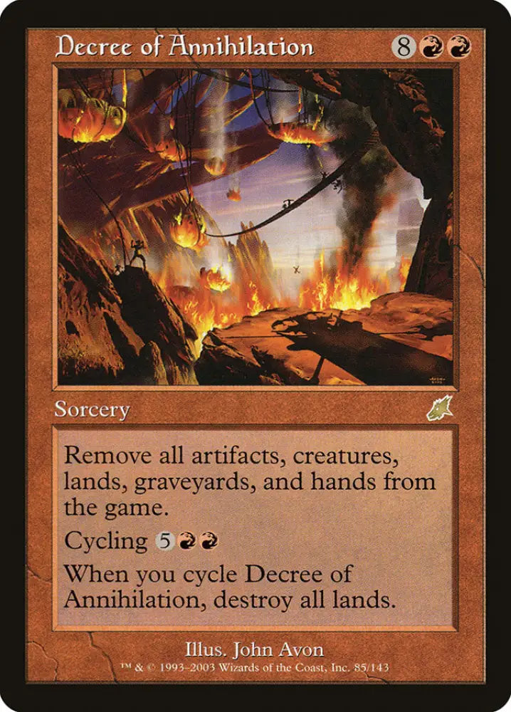 Decree of Annihilation [Scourge] - MTG Single