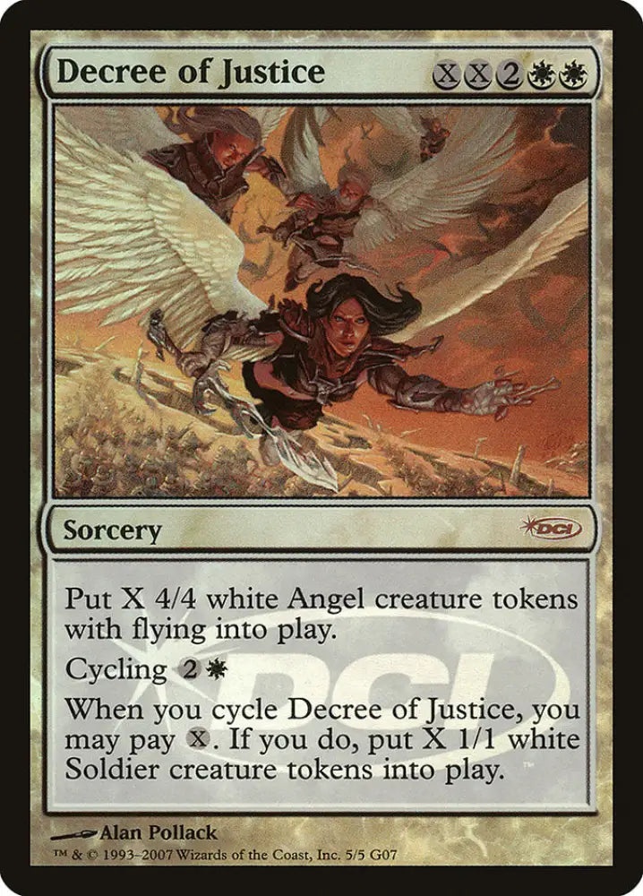 Decree of Justice [Judge Gift Cards 2007] - MTG Single