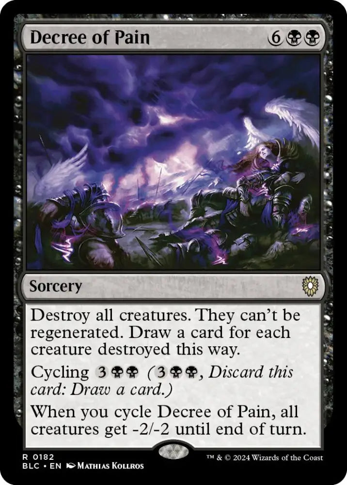 Decree of Pain [Bloomburrow Commander] - MTG Single