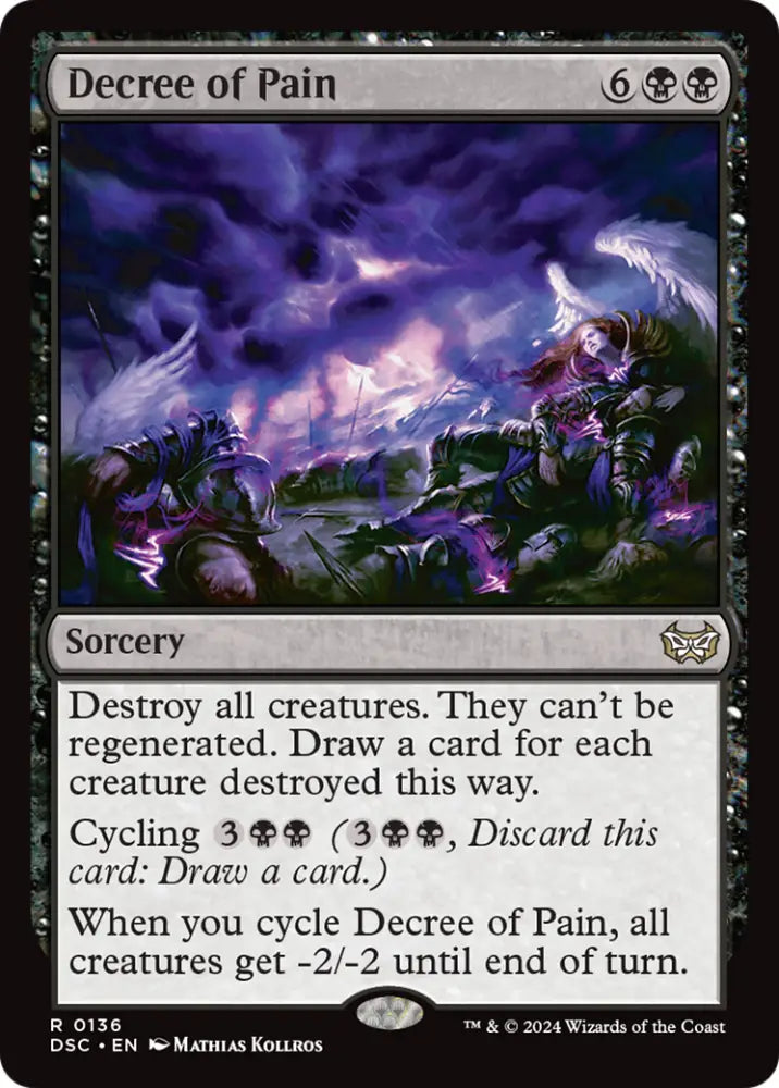 Decree of Pain [Duskmourn: House of Horror Commander] - MTG Single