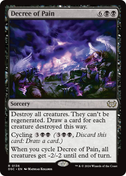 Decree of Pain [Duskmourn: House of Horror Commander] - MTG Single
