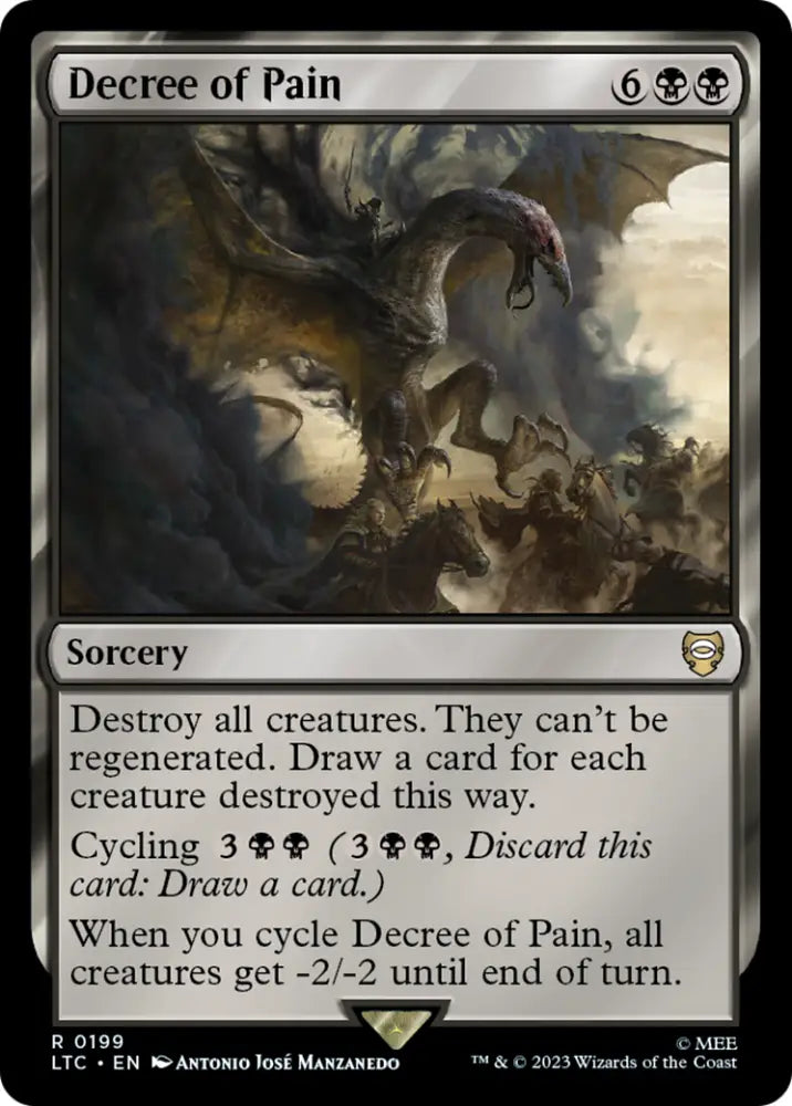 Decree of Pain [The Lord of the Rings: Tales of Middle-Earth Commander] - MTG Single