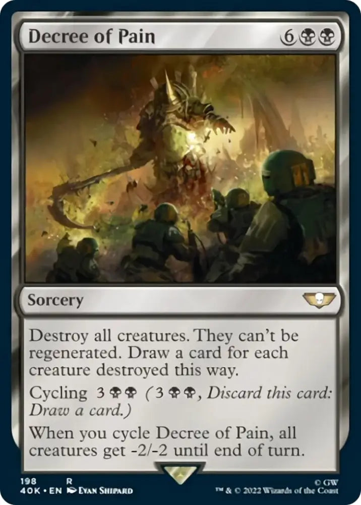 Decree of Pain [Warhammer 40,000] - MTG Single