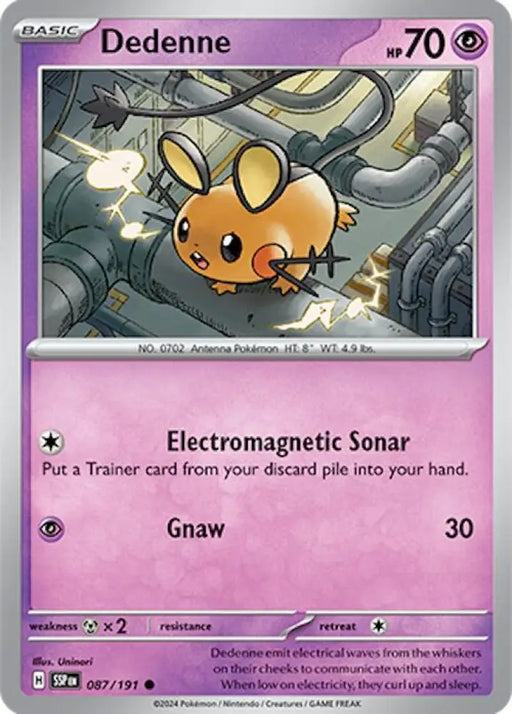 Dedenne (087/191) [Scarlet & Violet: Surging Sparks] - Pokemon Single