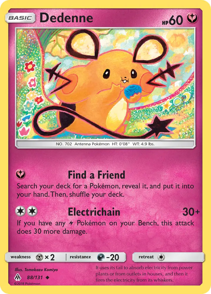 Dedenne (88/131) [Sun & Moon: Forbidden Light] - Pokemon Single
