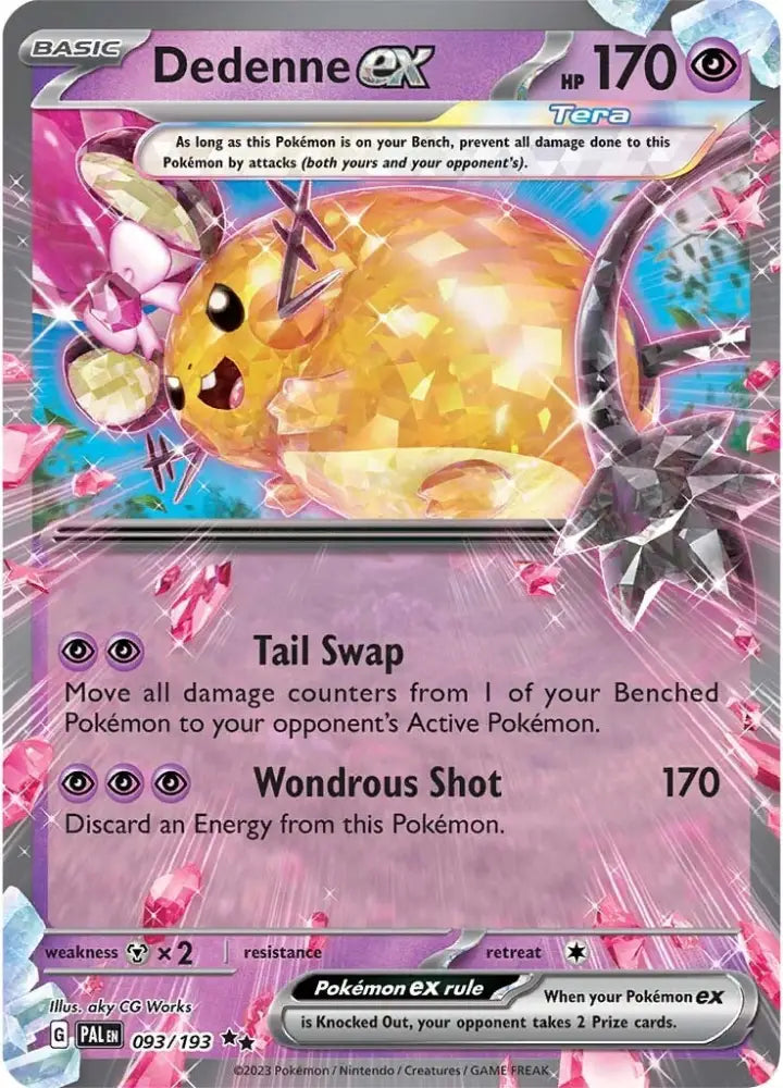 Dedenne ex (093/193) [Scarlet & Violet: Paldea Evolved] - Pokemon Single