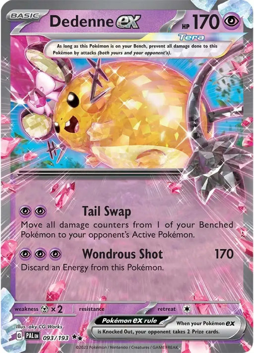 Dedenne ex (093/193) [Scarlet & Violet: Paldea Evolved] - Pokemon Single