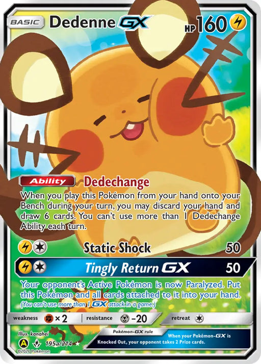 Dedenne GX (195a/214) [Alternate Art Promos] - Pokemon Single