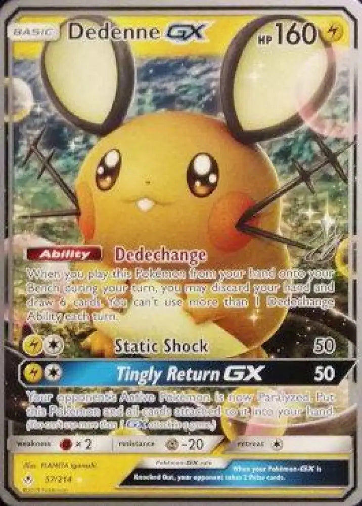 Dedenne GX (57/214) (Perfection - Henry Brand) [World Championships 2019] - Pokemon Single