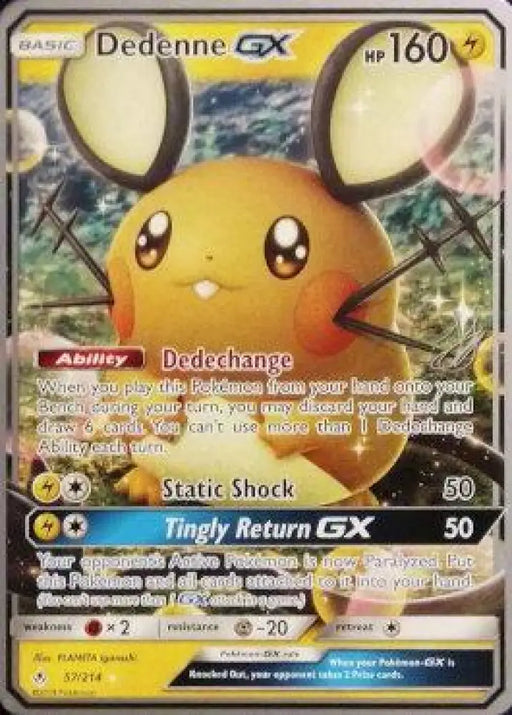 Dedenne GX (57/214) (Perfection - Henry Brand) [World Championships 2019] - Pokemon Single