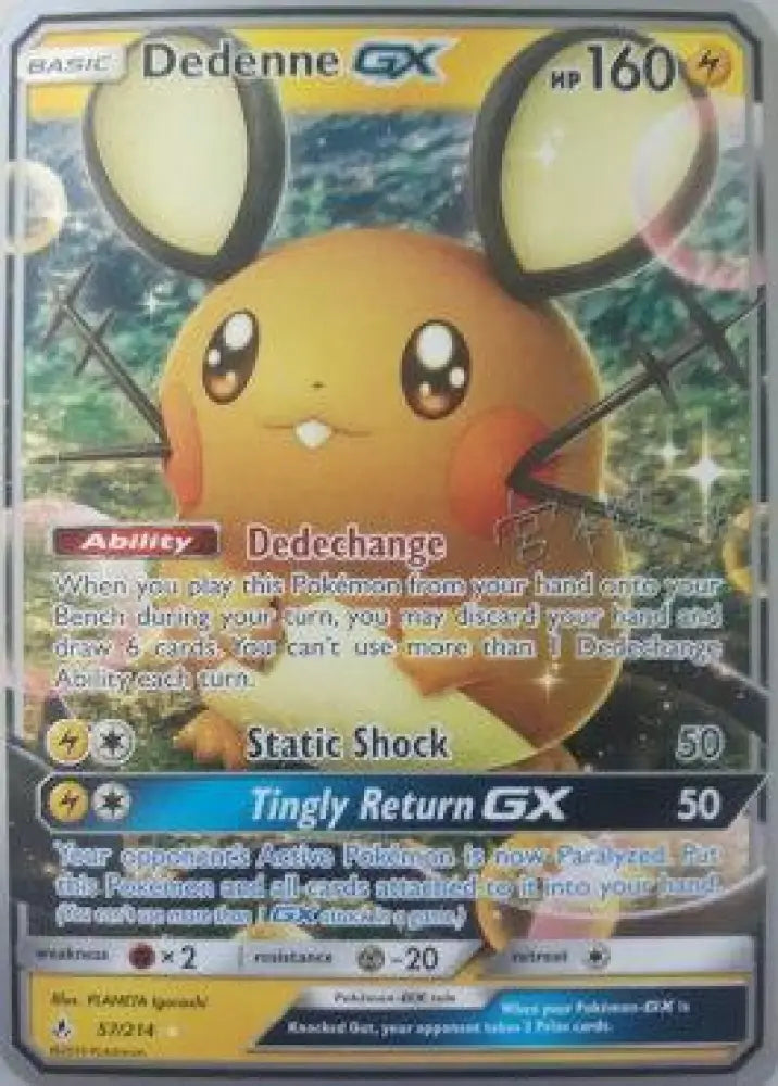 Dedenne GX (57/214) (Pikarom Judge - Haruki Miyamoto) [World Championships 2019] - Pokemon Single