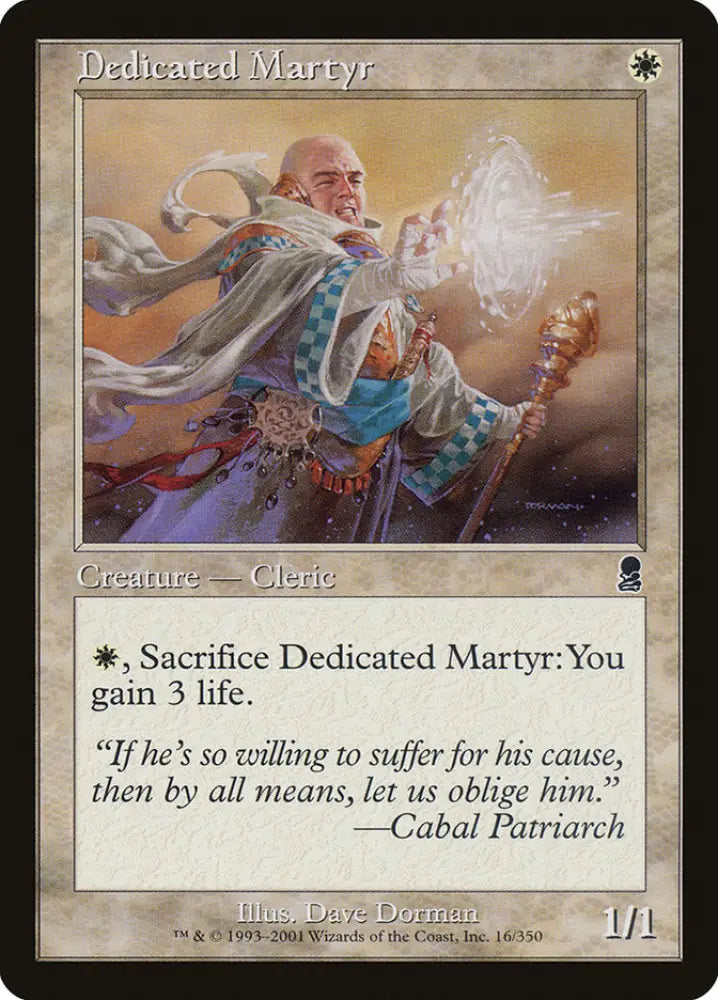 Dedicated Martyr [Odyssey] - MTG Single