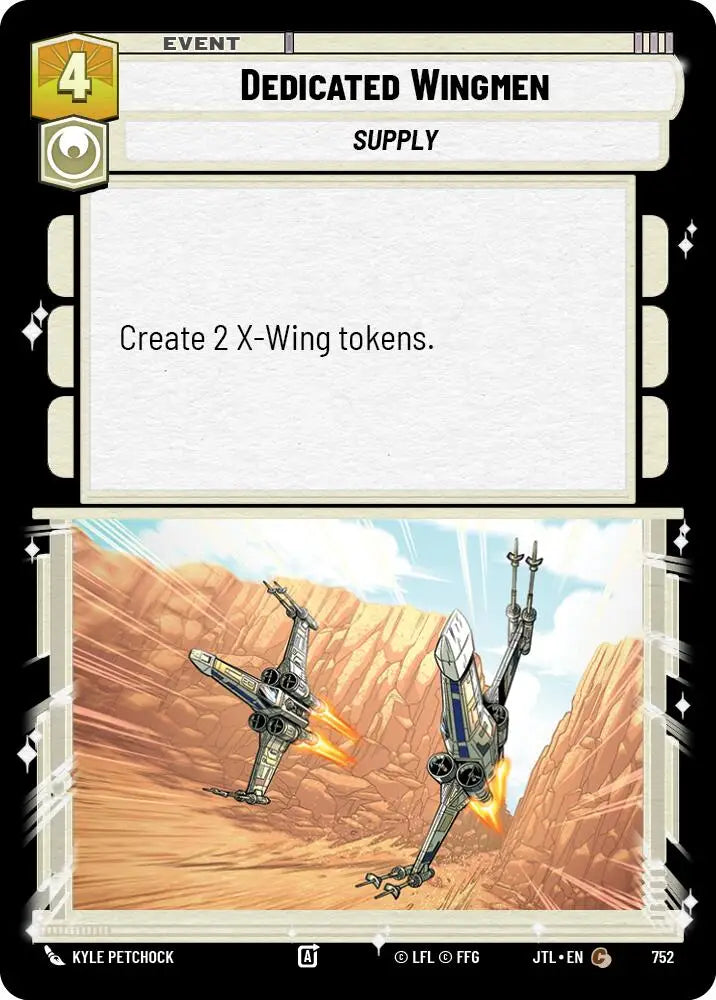 Dedicated Wingmen (Foil) (752) [Jump to Lightspeed] - Star Wars: Unlimited Single