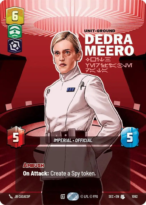 Dedra Meero - With Verifiable Data (Prestige Foil) (1092) [Secrets of Power]