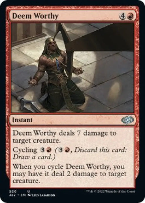 Deem Worthy [Jumpstart 2022] - MTG Single