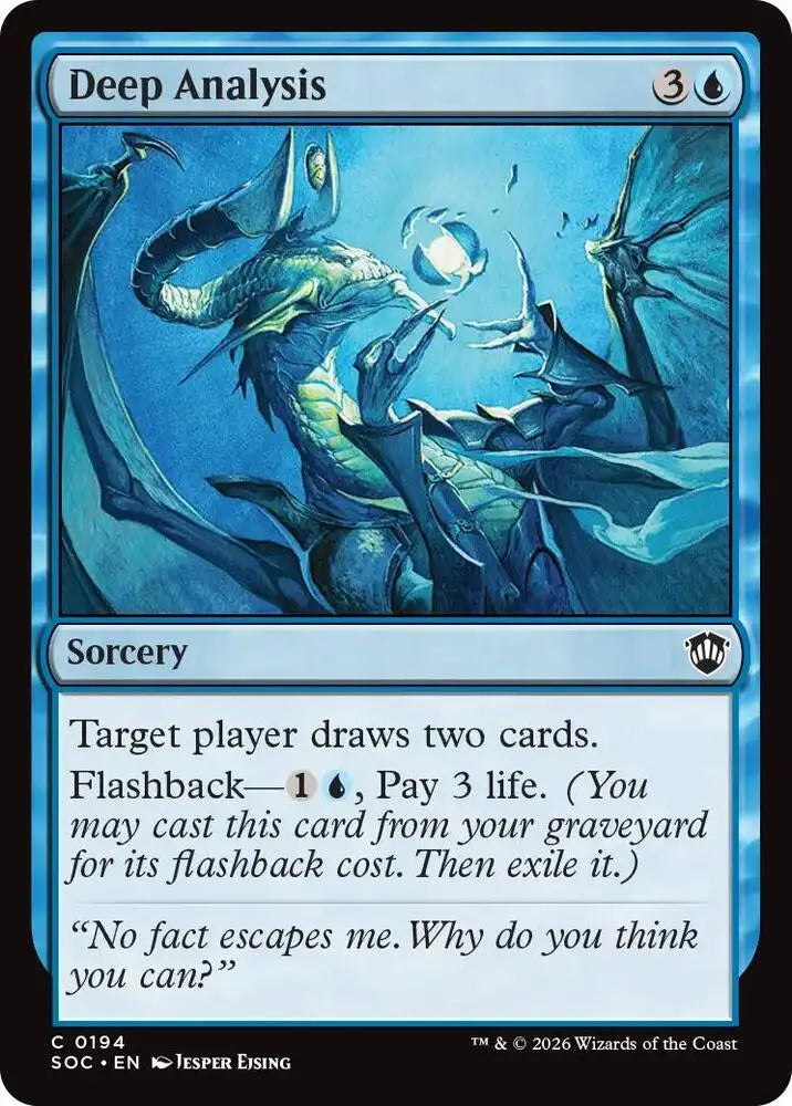 Deep Analysis (194) [Secrets of Strixhaven Commander]