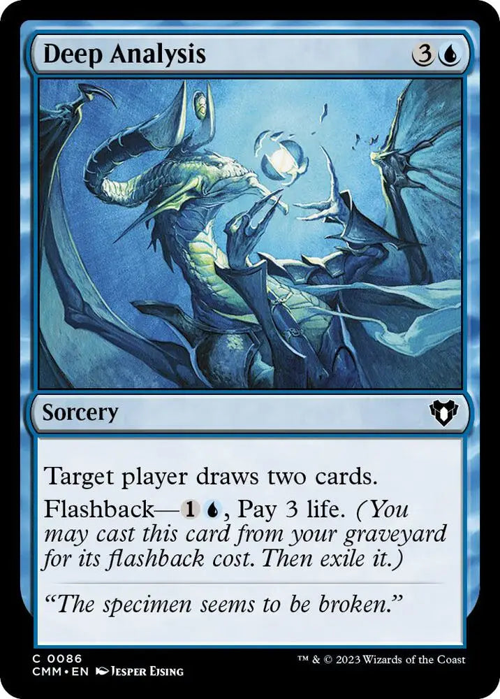Deep Analysis (86) [Commander Masters]