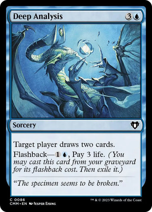Deep Analysis (86) [Commander Masters]