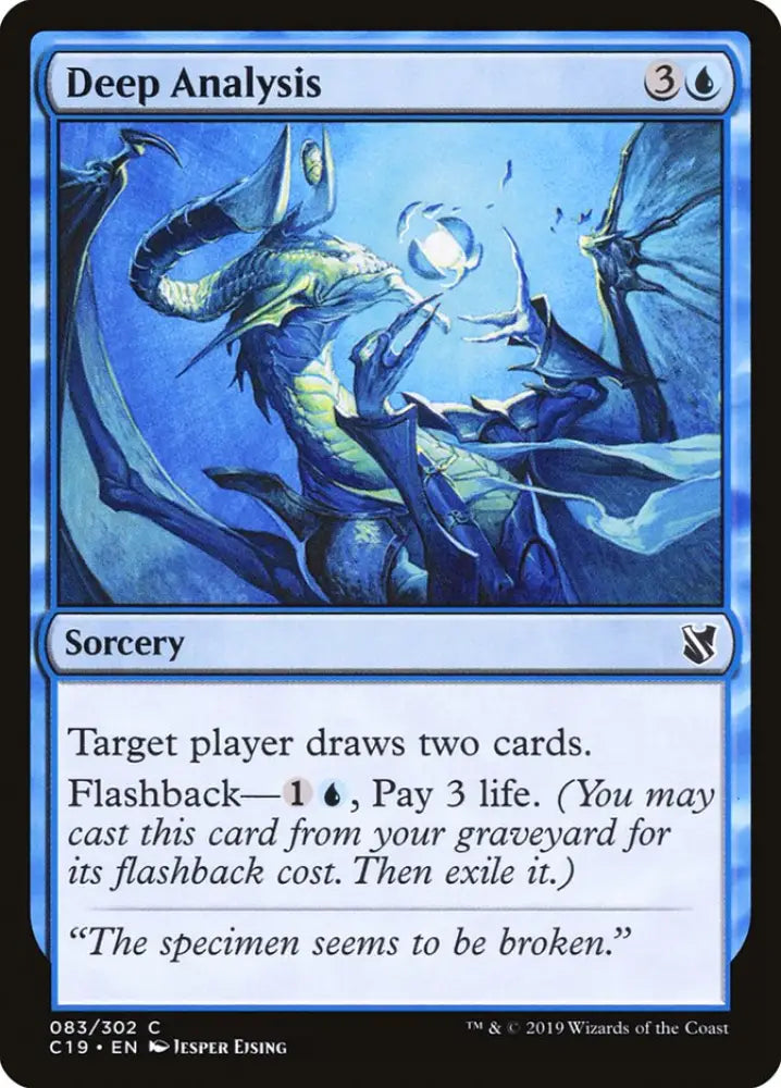 Deep Analysis [Commander 2019] - MTG Single