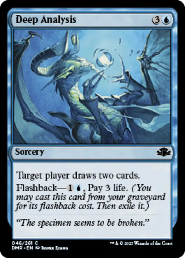 Deep Analysis [Dominaria Remastered] - MTG Single