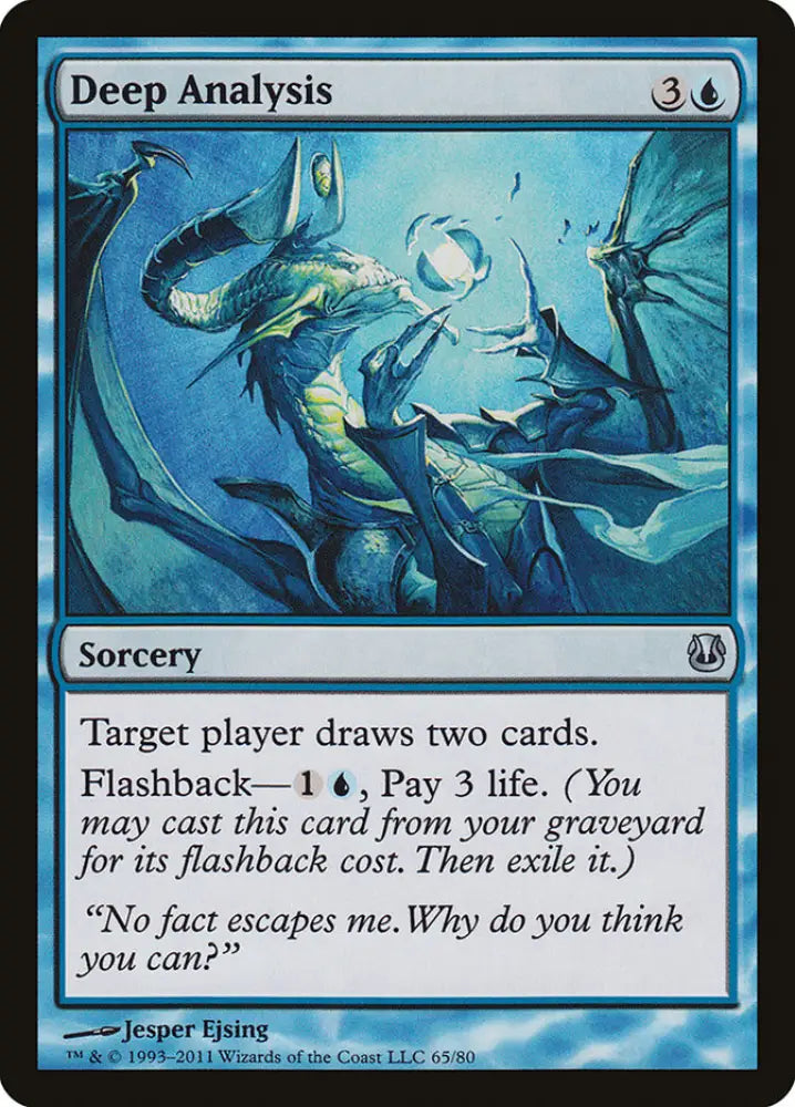 Deep Analysis [Duel Decks: Ajani vs. Nicol Bolas] - MTG Single