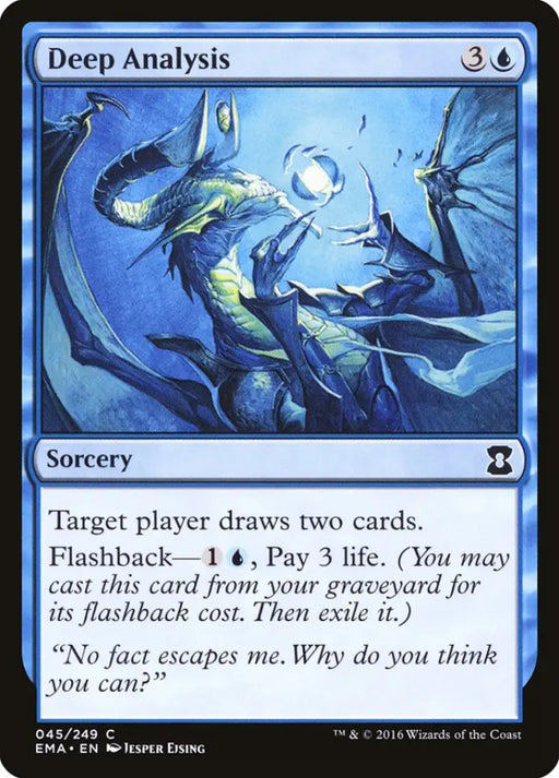 Deep Analysis [Eternal Masters] - MTG Single