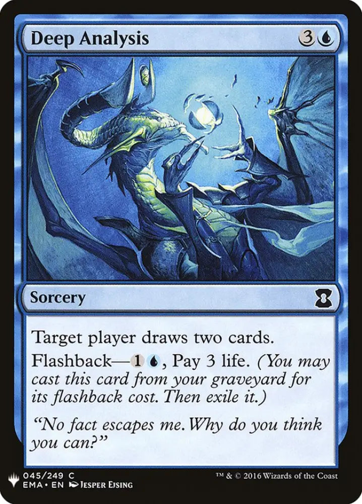Deep Analysis [Mystery Booster] - MTG Single