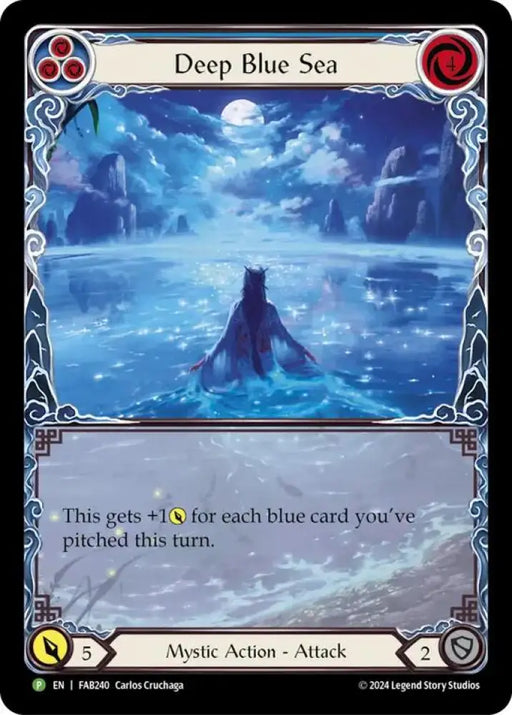 Deep Blue Sea [FAB240] (Promo) Rainbow Foil - Flesh And Blood Single