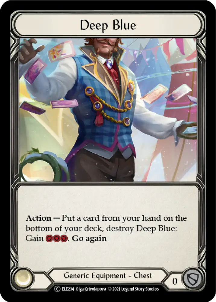 Deep Blue [Tales of Aria Unlimited] Unlimited Rainbow Foil - Flesh And Blood Single