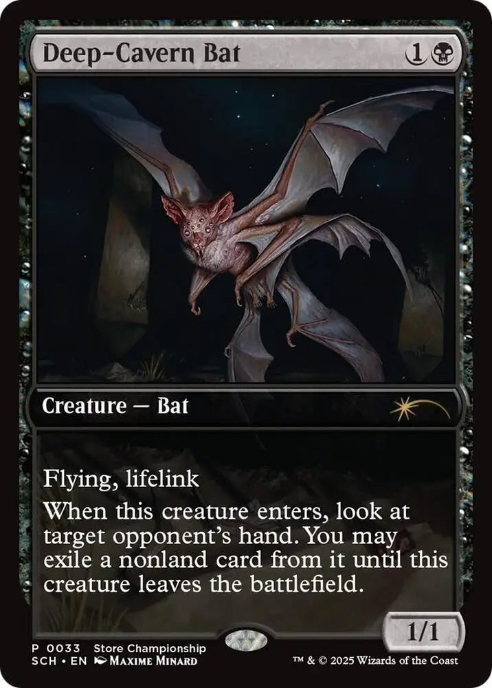 Deep-Cavern Bat (33) [Game Day Promos]