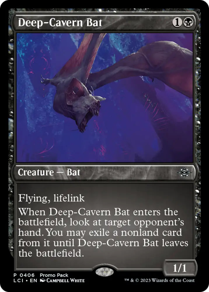 Deep-Cavern Bat [The Lost Caverns of Ixalan Promos] - MTG Single