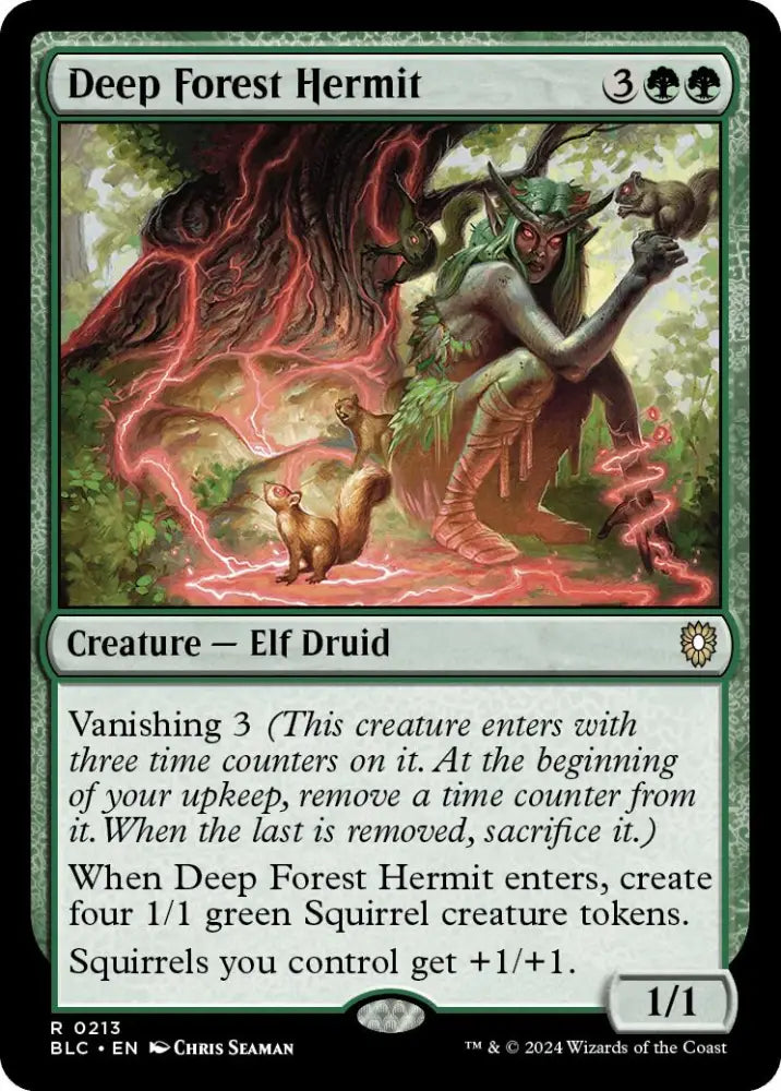 Deep Forest Hermit [Bloomburrow Commander] - MTG Single