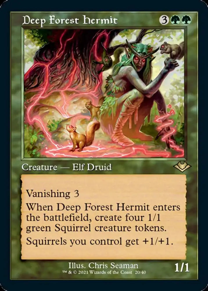 Deep Forest Hermit (Retro Foil Etched) [Modern Horizons] - MTG Single
