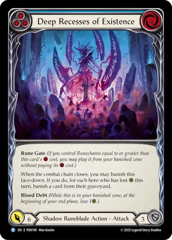 Deep Recesses Of Existence (Blue) (PEN190) [Compendium of Rathe]