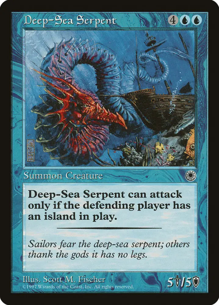 Deep-Sea Serpent [Portal] - MTG Single