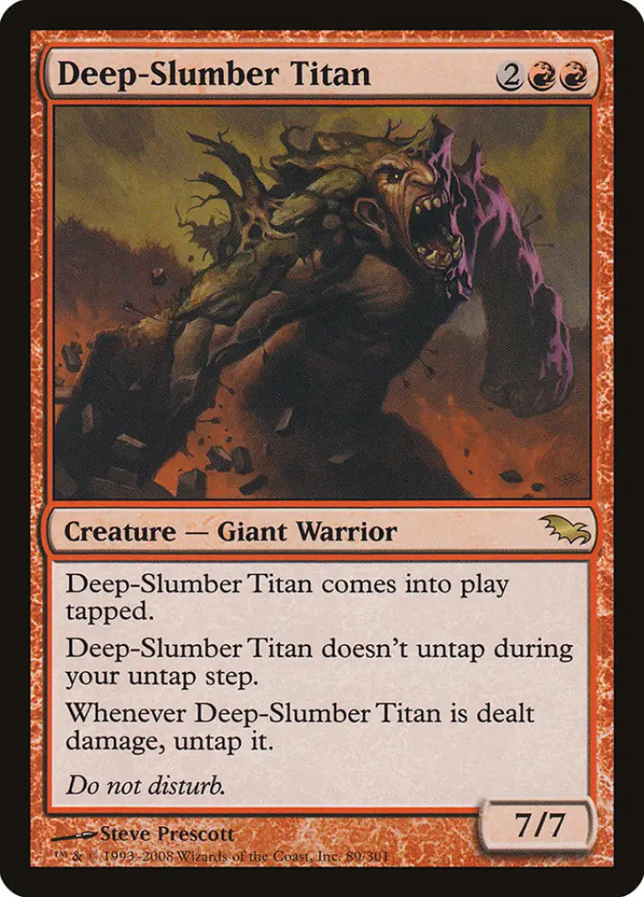 Deep-Slumber Titan [Shadowmoor] - MTG Single