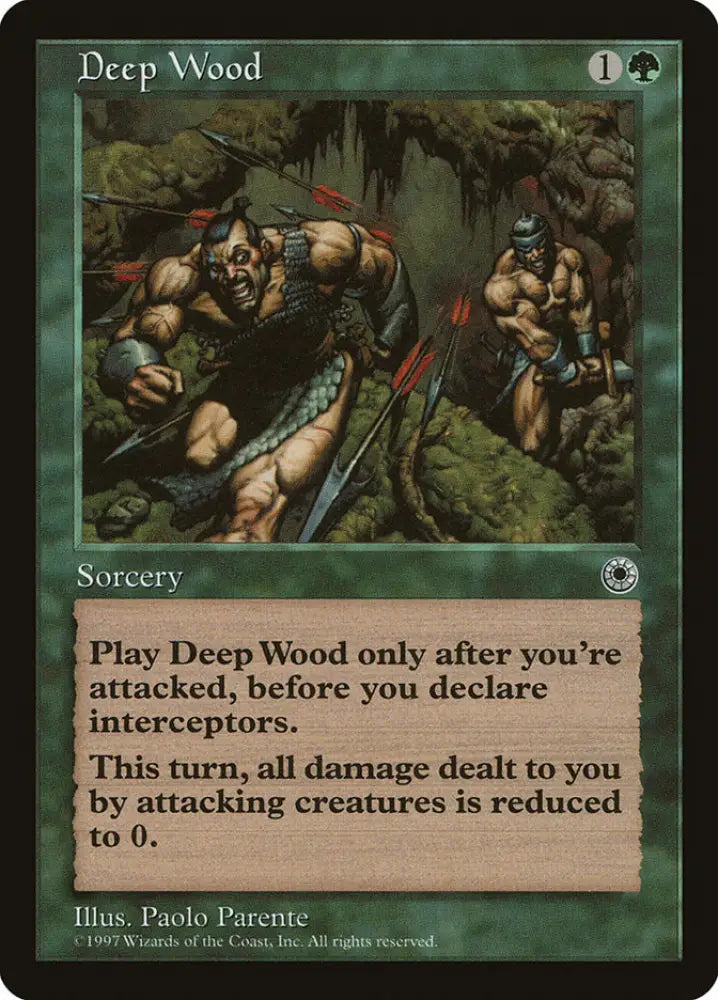 Deep Wood [Portal] - MTG Single