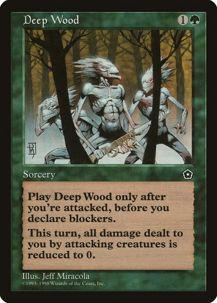 Deep Wood [Portal Second Age] - MTG Single