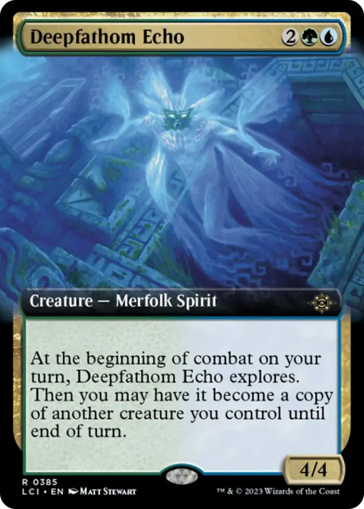 Deepfathom Echo (Extended Art) [The Lost Caverns of Ixalan] - MTG Single