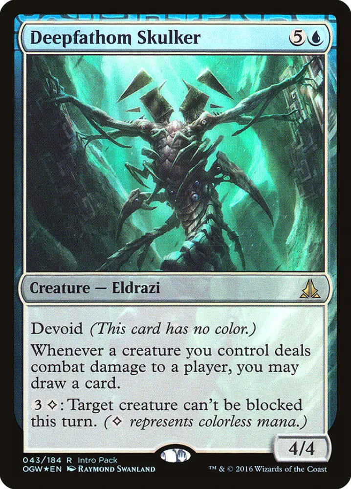 Deepfathom Skulker (Intro Pack) [Oath of the Gatewatch Promos] - MTG Single