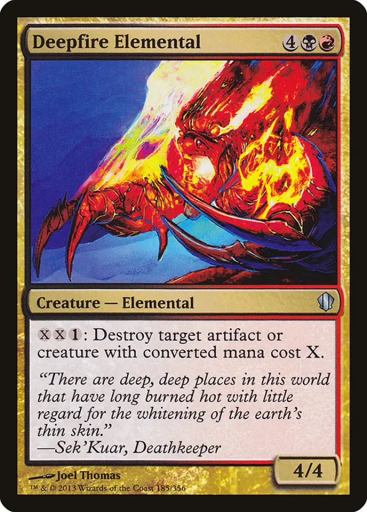 Deepfire Elemental [Commander 2013] - MTG Single