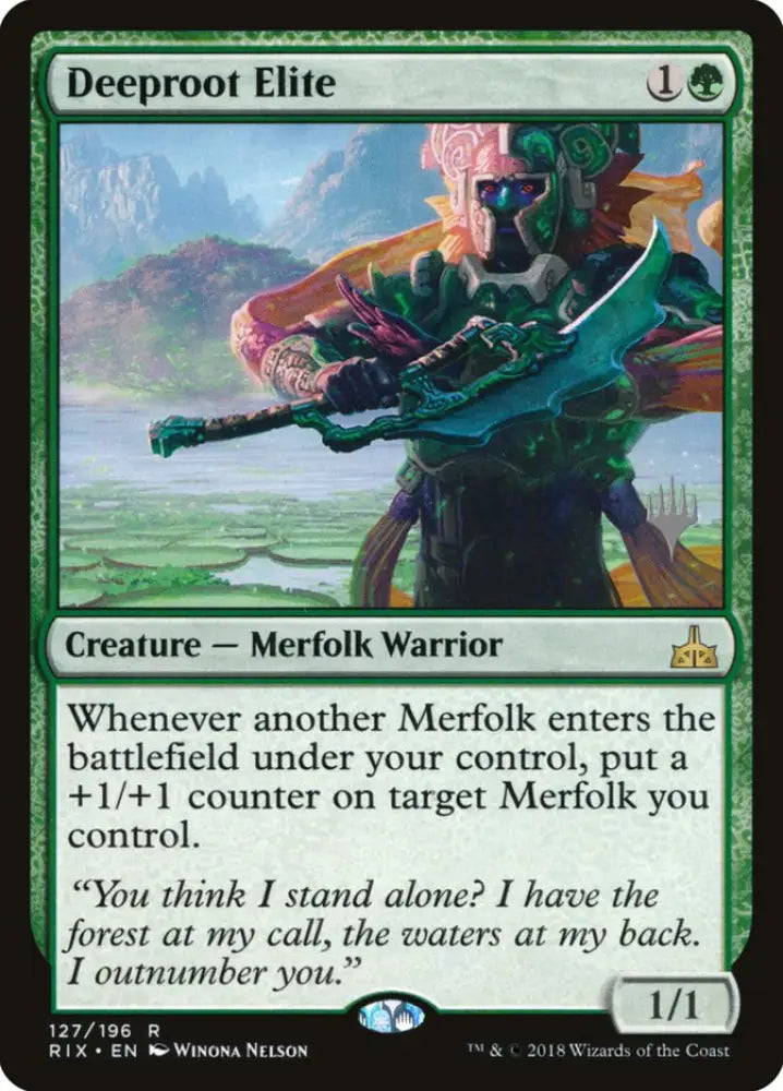 Deeproot Elite (Promo Pack) [Rivals of Ixalan Promos] - MTG Single